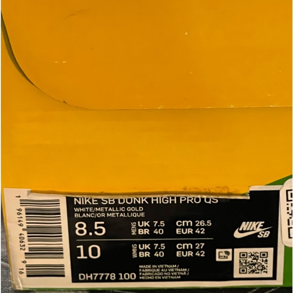 DS 2022 NIKE x FROSKATE SB DUNK HIGH PRO QS ALL LOVE EDITION SNEAKERS MENS 8.5 - Picture 11 of 11